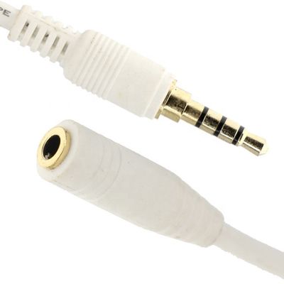 1m 2m 3m  3.5mm 4 Poles TRRS Male Jack To 3.5mm TRRS Female Stereo Aux Audio Extension Cable