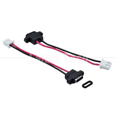 Waterproof USB Type C Female Socket to 2 Pin 4 Pin PH 2.0 XH 2.54  SH1.0  VH ZH MX Connector Cable