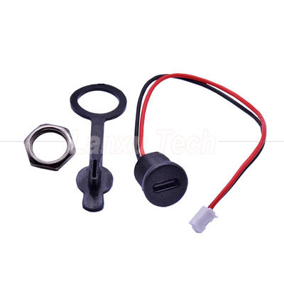 Waterproof Cap USB Type C Female Socket Jack to 2 Pin PH 2.0 XH 2.54  SH1.0  VH ZH MX Connector Cable