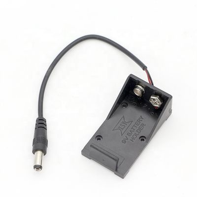 15cm Cell Case Box  9V Battery Holder with DC Power Jack 2.1x5.5mm