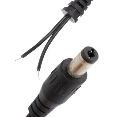 DC Input Barrel Jack 2.1x5.5mm Male Female to Open Pigtail DC Power Cable