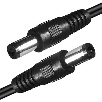 Male to Male 5.5x2.1mm DC Jack Extension Power Cable