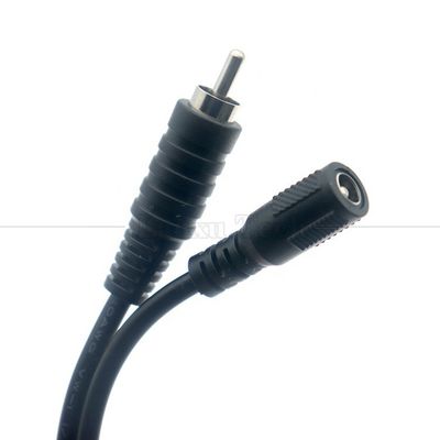 RCA Male to DC 5.5x2.5mm 5.5x2.1mm Female Plug Barrel Jack 12V DC Pedal Power Cable