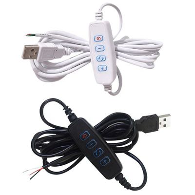 5V Power Dimming Switch Dimmer USB Charger Cable for Led Strip