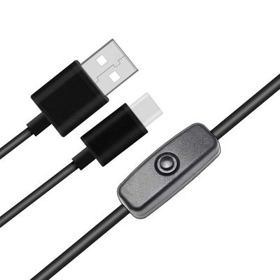 1m 5V 3A USB Type C Cable with Switch ON OFF for Raspberry Pi