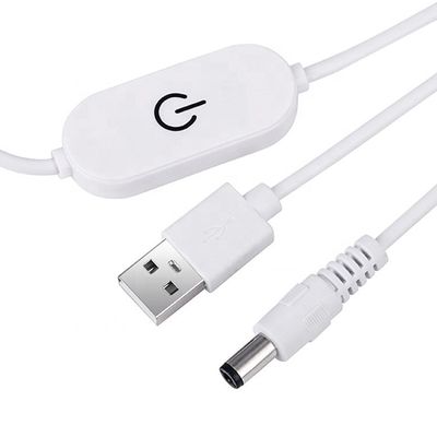 5V 2A USB TO dc 5.5*2.1mm adjustable switch remote cable led strip dimmer for lamp light