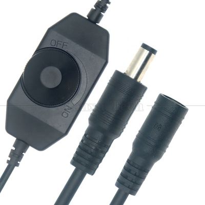 CE Certificate 12V 24V Male to Female DC Power ON OFF Switch Controller LED Dimmer for Lamp