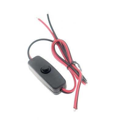 Customized In-line Switch Button on off Power Cable for Led Lamp Motor