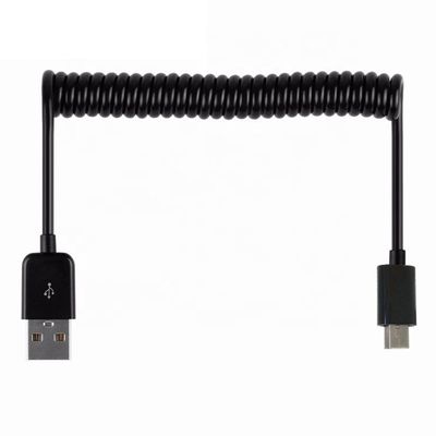 OEM 1M 2M Data Charging Spiral Coiled USB to MINI USB Cable