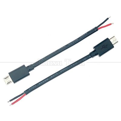 Male Female Micro B  to Bare Wires Open End Cable for Raspberry Pi Tablet