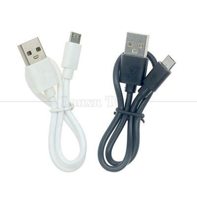 Short 30cm 50cm 1m White Black Data Fast Charging 1A V8 Micro B to USB A Male Charger Cable for Android Phone Power Bank Speaker
